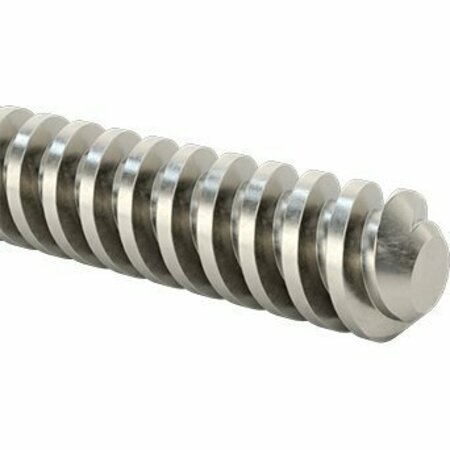 BSC PREFERRED 304 Stainless ST Precision Acme Lead Screw Fast-Travel Right-Hand 3/8-8 Thread 6 Feet Long 98980A330